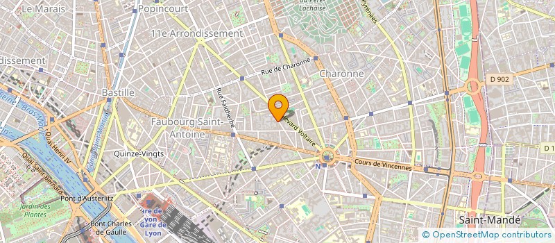 localisation de l'entreprise MONSIEUR MARTIN DETRUIT  PARIS