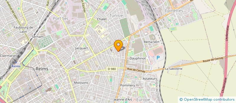 localisation de l'entreprise MONSIEUR MARTIN DIEBOLD  REIMS