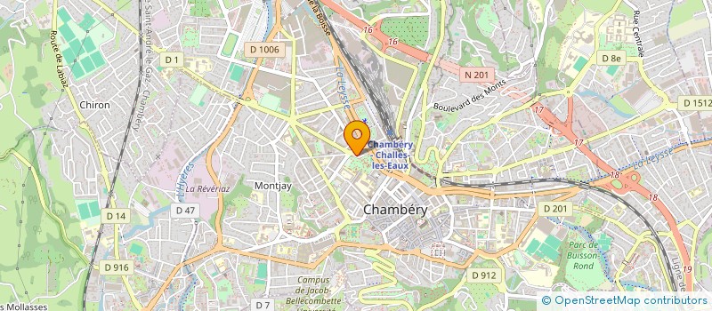 localisation de l'entreprise MONSIEUR MARTIN DIEU à CHAMBERY