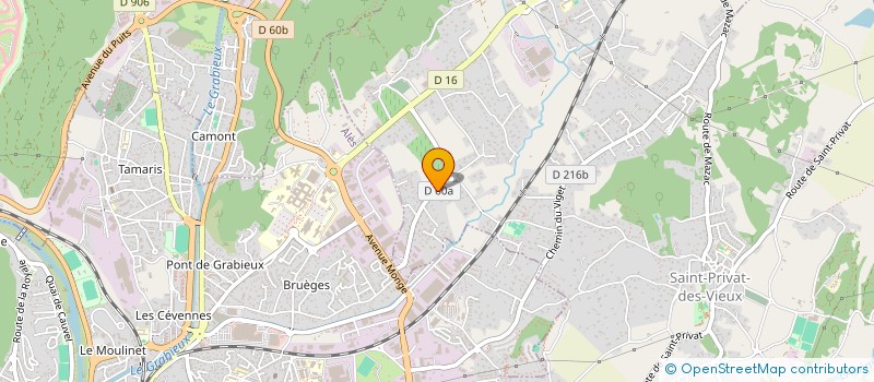 localisation de l'entreprise MONSIEUR MARTIN DODSON à SAINT-PRIVAT-DES-VIEUX