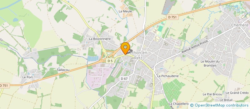 localisation de l'entreprise MONSIEUR MARTIN DOUSSET  CHAUMES-EN-RETZ