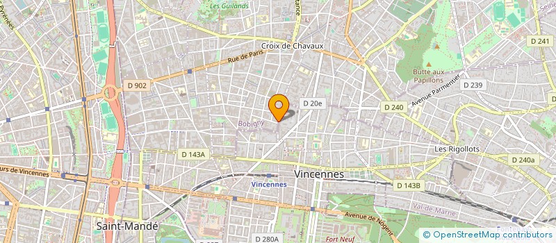 localisation de l'entreprise MONSIEUR MARTIN DROUET à MONTREUIL