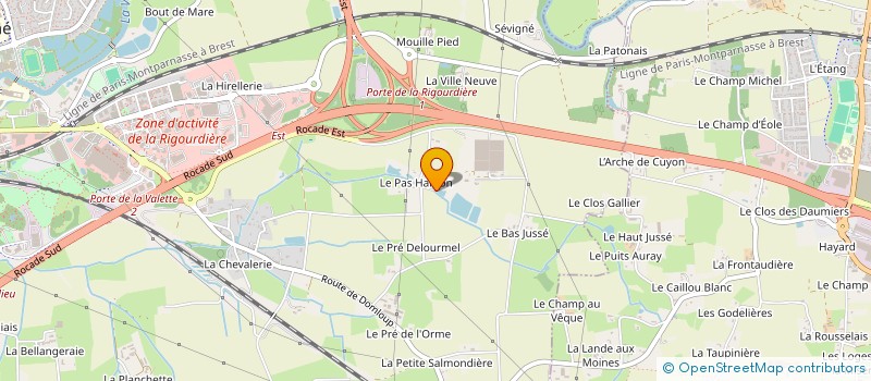 localisation de l'entreprise MONSIEUR MARTIN DUBOIS  CESSON-SEVIGNE