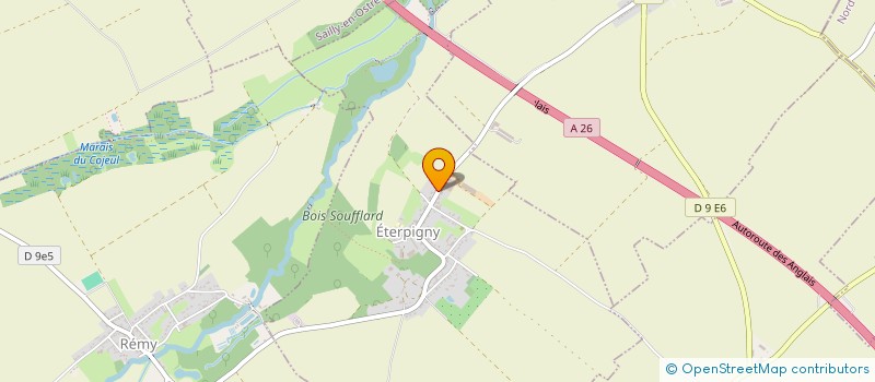 localisation de l'entreprise MONSIEUR MARTIN DUBREUCQ  ETERPIGNY