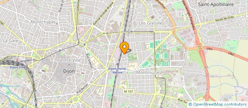 localisation de l'entreprise MONSIEUR MARTIN DUCLOS à DIJON