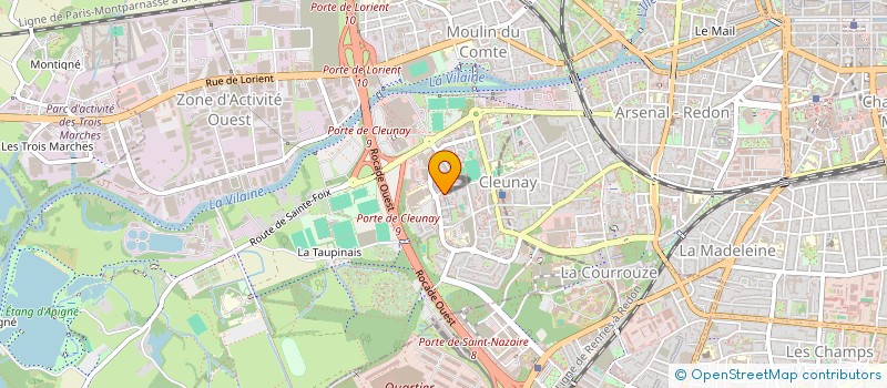 localisation de l'entreprise MONSIEUR MARTIN DUCOLONE  RENNES