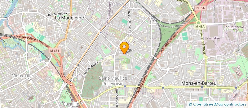 localisation de l'entreprise MONSIEUR MARTIN DUPUIS à LILLE