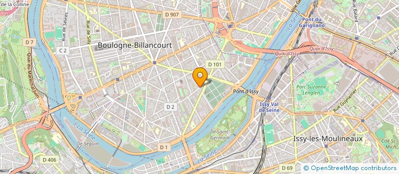 localisation de l'entreprise MONSIEUR MARTIN DUROYON à BOULOGNE-BILLANCOURT