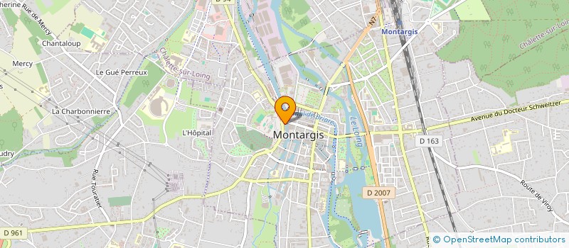 localisation de l'entreprise MONSIEUR MARTIN DUVAL à MONTARGIS
