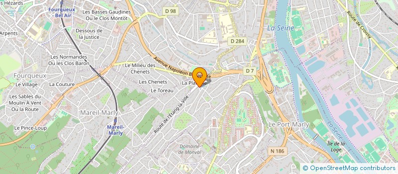 localisation de l'entreprise MONSIEUR MARTIN EKODO-NKOULOU-ESSAMA  LE PECQ