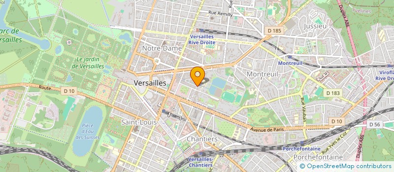 localisation de l'entreprise MONSIEUR MARTIN EKWALLA NJO à VERSAILLES
