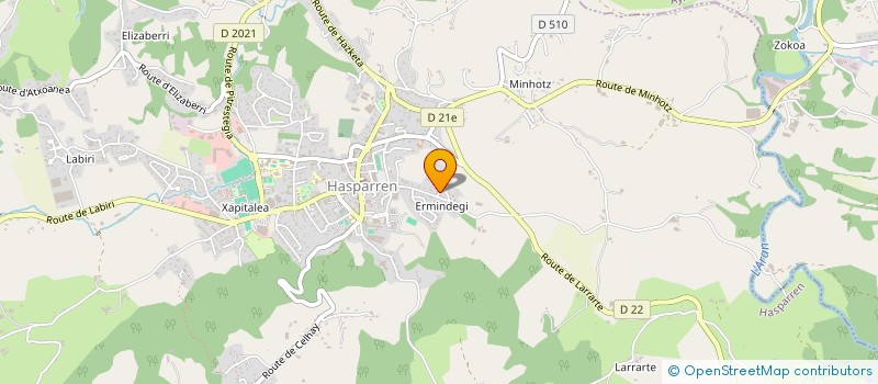 localisation de l'entreprise MONSIEUR MARTIN ETCHEGOYEN à HASPARREN