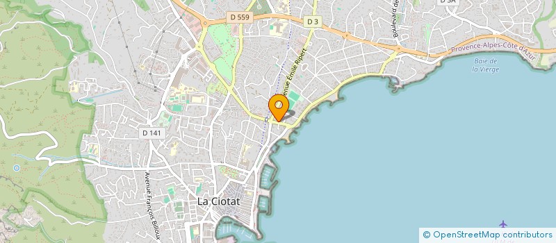 localisation de l'entreprise MONSIEUR MARTIN FABRE à LA CIOTAT