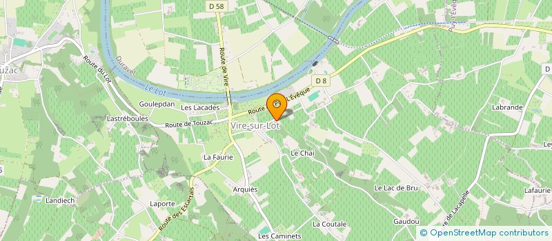 localisation de l'entreprise MONSIEUR MARTIN FABRE  VIRE-SUR-LOT