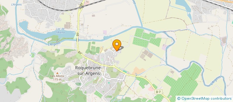 localisation de l'entreprise MONSIEUR MARTIN FABROT à ROQUEBRUNE-SUR-ARGENS