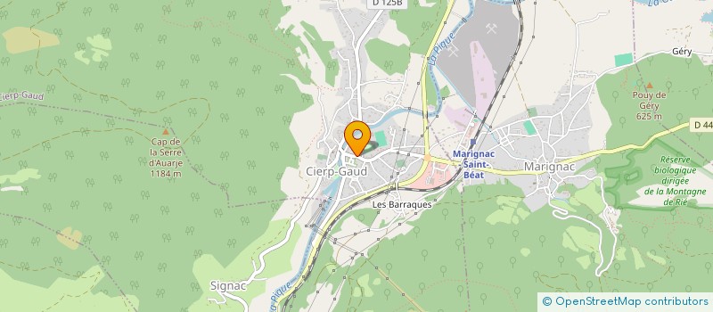 localisation de l'entreprise MONSIEUR MARTIN FADUILHE  CIERP-GAUD