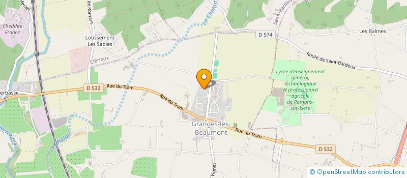 localisation de l'entreprise MONSIEUR MARTIN FALZON  GRANGES-LES-BEAUMONT