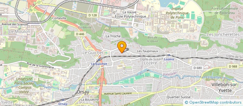 localisation de l'entreprise MONSIEUR MARTIN FARCY à ORSAY