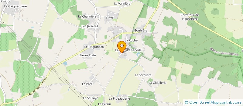 localisation de l'entreprise MONSIEUR MARTIN FAVRY  LES GARENNES SUR LOIRE