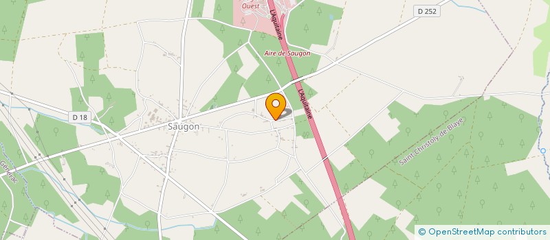 localisation de l'entreprise MONSIEUR MARTIN FELTAIN  SAUGON