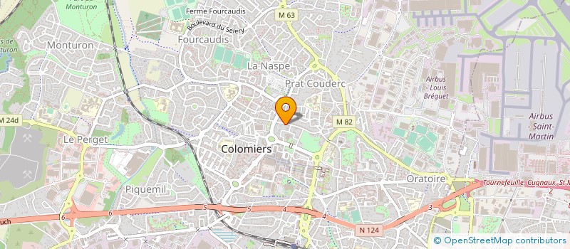 localisation de l'entreprise MONSIEUR MARTIN FEUILLERAC à COLOMIERS