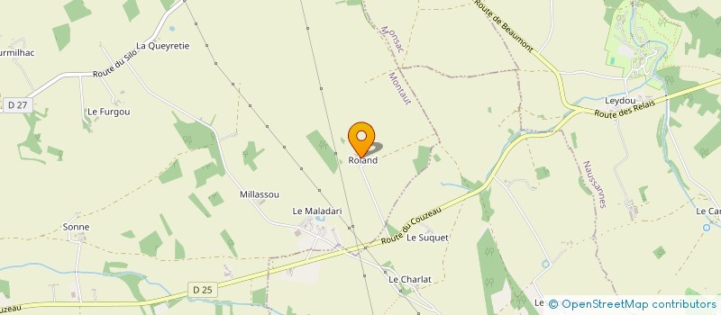 localisation de l'entreprise MONSIEUR MARTIN FRADET  MONTAUT