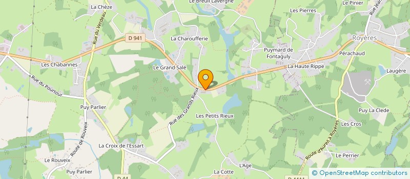 localisation de l'entreprise MONSIEUR MARTIN FRAISSE à SAINT-JUST-LE-MARTEL