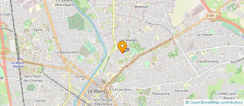 localisation de l'entreprise MONSIEUR MARTIN FRENEHARD à LE MANS