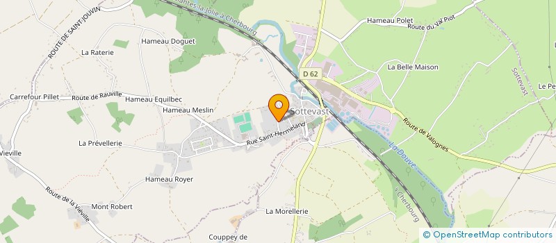 localisation de l'entreprise MONSIEUR MARTIN GAEL  SOTTEVAST