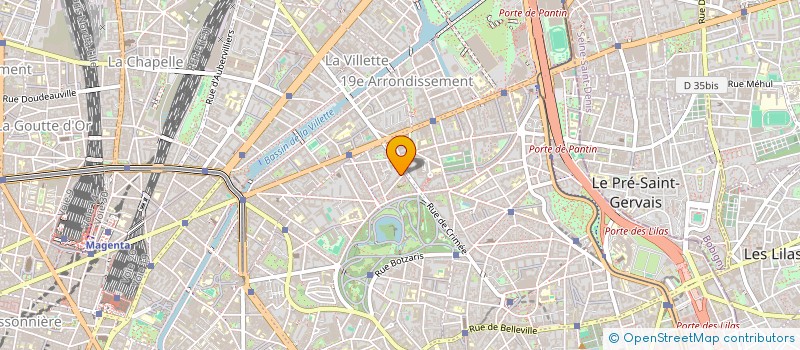 localisation de l'entreprise MONSIEUR MARTIN GAILLARD  PARIS