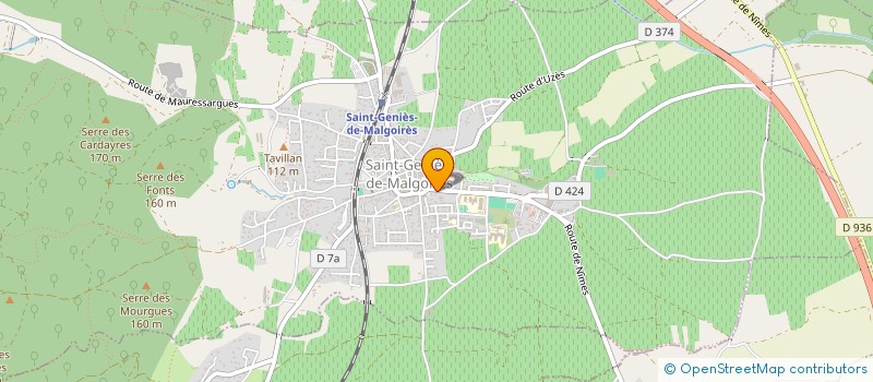 localisation de l'entreprise MONSIEUR MARTIN GALLAND VAN WASSENHOVEN  SAINTE-ANASTASIE