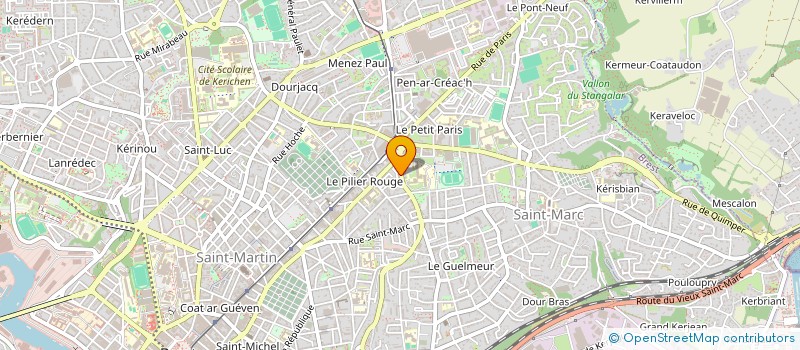 localisation de l'entreprise MONSIEUR MARTIN GALLIOT à BREST
