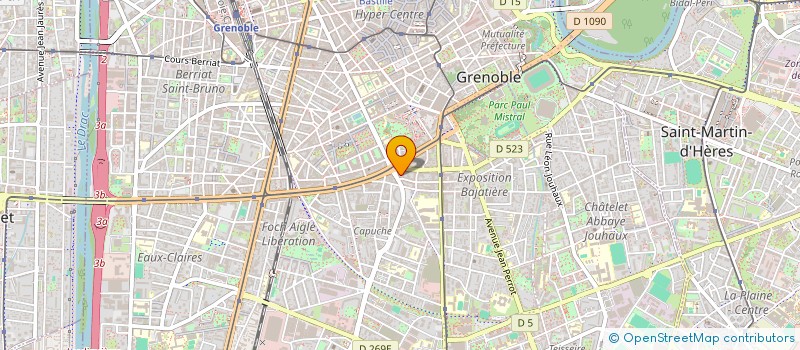 localisation de l'entreprise MONSIEUR MARTIN GARRET à GRENOBLE