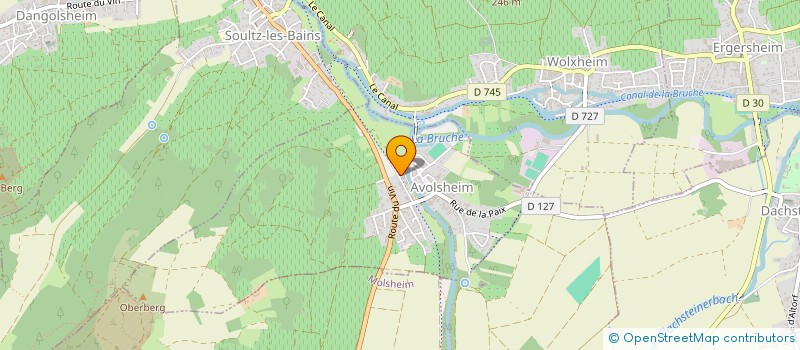 localisation de l'entreprise MONSIEUR MARTIN GARZENNEC  AVOLSHEIM