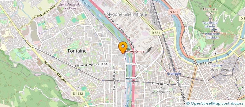 localisation de l'entreprise MONSIEUR MARTIN GAUTIER à FONTAINE