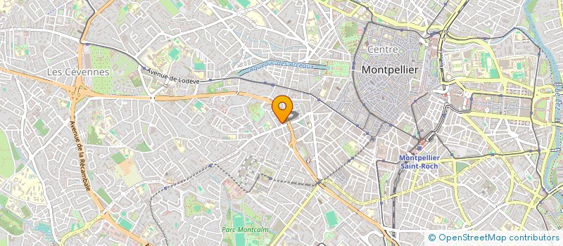 localisation de l'entreprise MONSIEUR MARTIN GAYET à MONTPELLIER