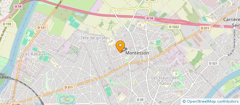 localisation de l'entreprise MONSIEUR MARTIN GENTIEU  MONTESSON