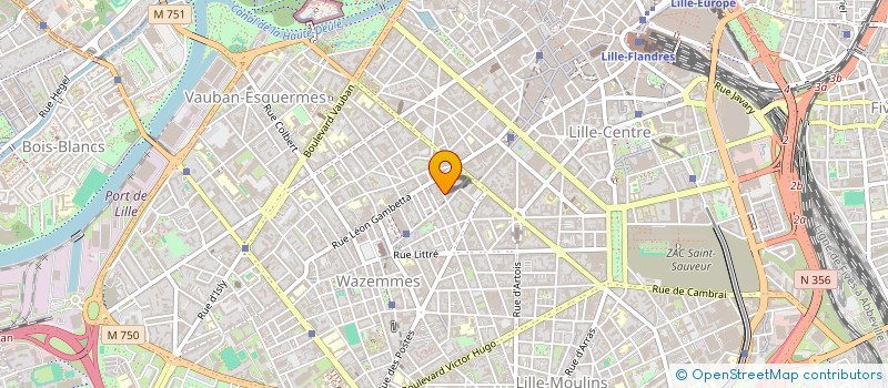 localisation de l'entreprise MONSIEUR MARTIN GERBER  LILLE
