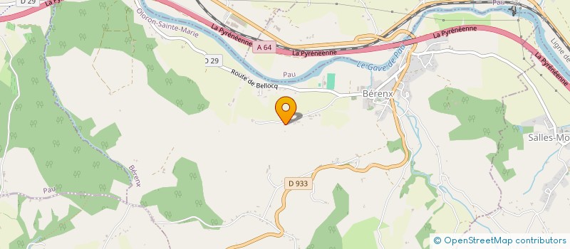 localisation de l'entreprise MONSIEUR MARTIN GIGNOUX  BERENX