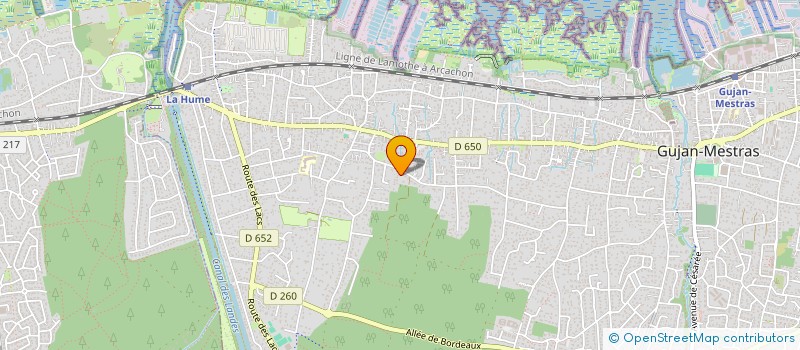 localisation de l'entreprise MONSIEUR MARTIN GILET  GUJAN-MESTRAS