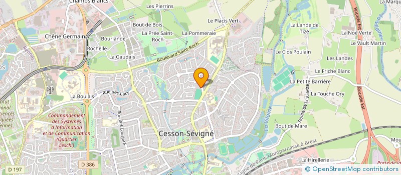 localisation de l'entreprise MONSIEUR MARTIN GILLET à CESSON-SEVIGNE