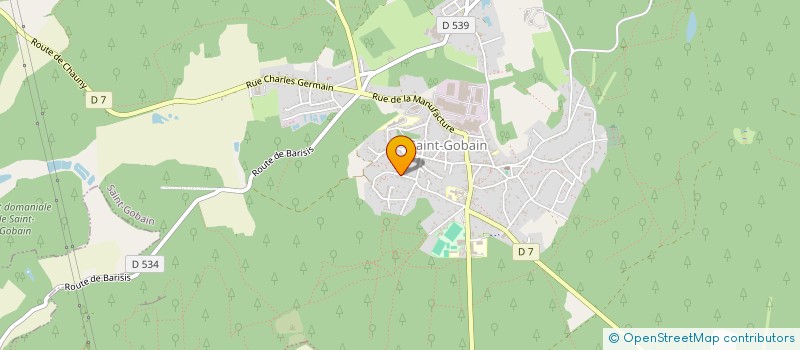 localisation de l'entreprise MONSIEUR MARTIN GILLET  SAINT-GOBAIN
