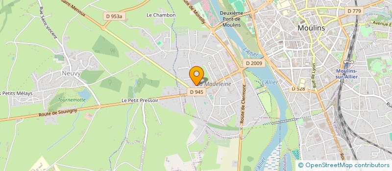 localisation de l'entreprise MONSIEUR MARTIN GINESTIE à MOULINS