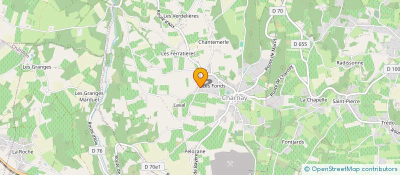 localisation de l'entreprise MONSIEUR MARTIN GIRAUDON à CHARNAY