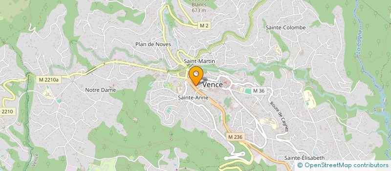 localisation de l'entreprise MONSIEUR MARTIN GIULIANO à VENCE