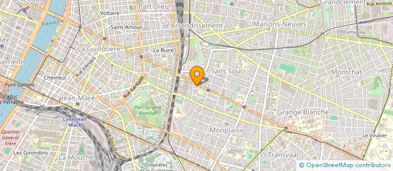 localisation de l'entreprise MONSIEUR MARTIN GLUD  LYON