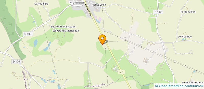 localisation de l'entreprise MONSIEUR MARTIN GOURLEZ DE LA MOTTE à MARIGNE-PEUTON