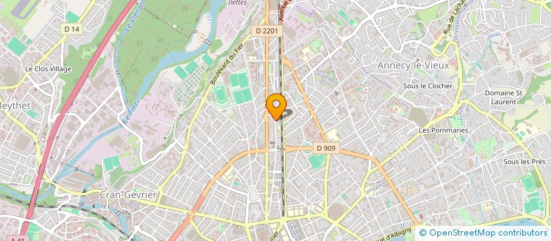 localisation de l'entreprise MONSIEUR MARTIN GOY à ANNECY