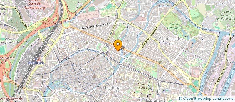 localisation de l'entreprise MONSIEUR MARTIN GRAD  STRASBOURG