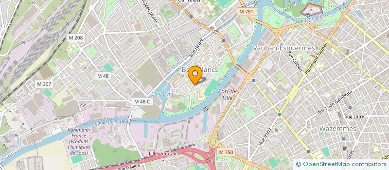 localisation de l'entreprise MONSIEUR MARTIN GRANGER à LILLE